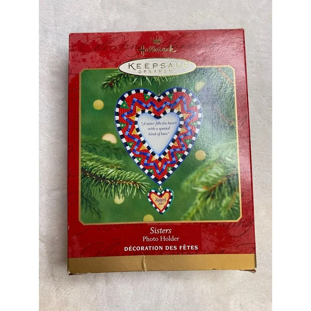 Hallmark Keepsake Ornament Sisters Photo Holder